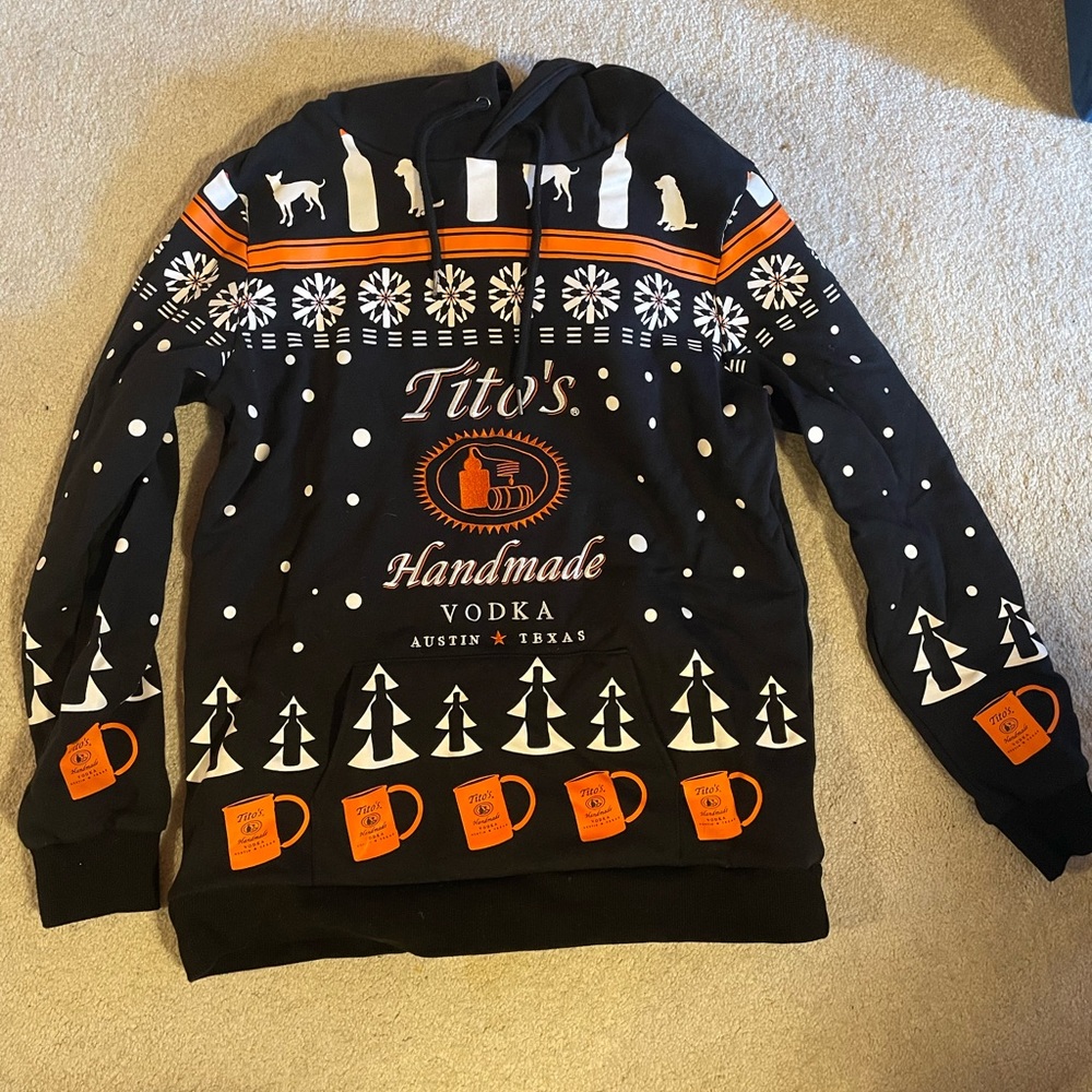 Tito’s sweatshirt